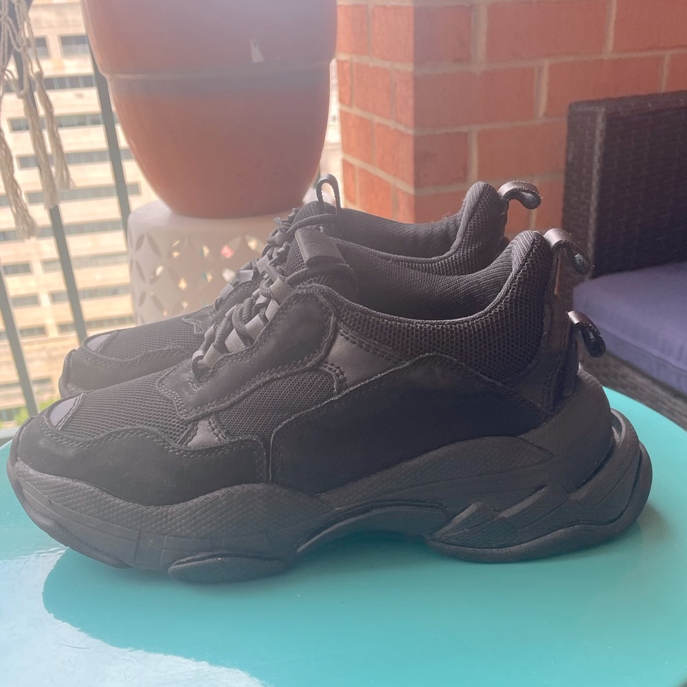 Jeffrey Campbell Black Sneakers